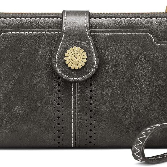 Vegan Leather Crossbody Bags for Women Small Cell Phone Purse RFID Blocking Clut - Picture 1 of 6